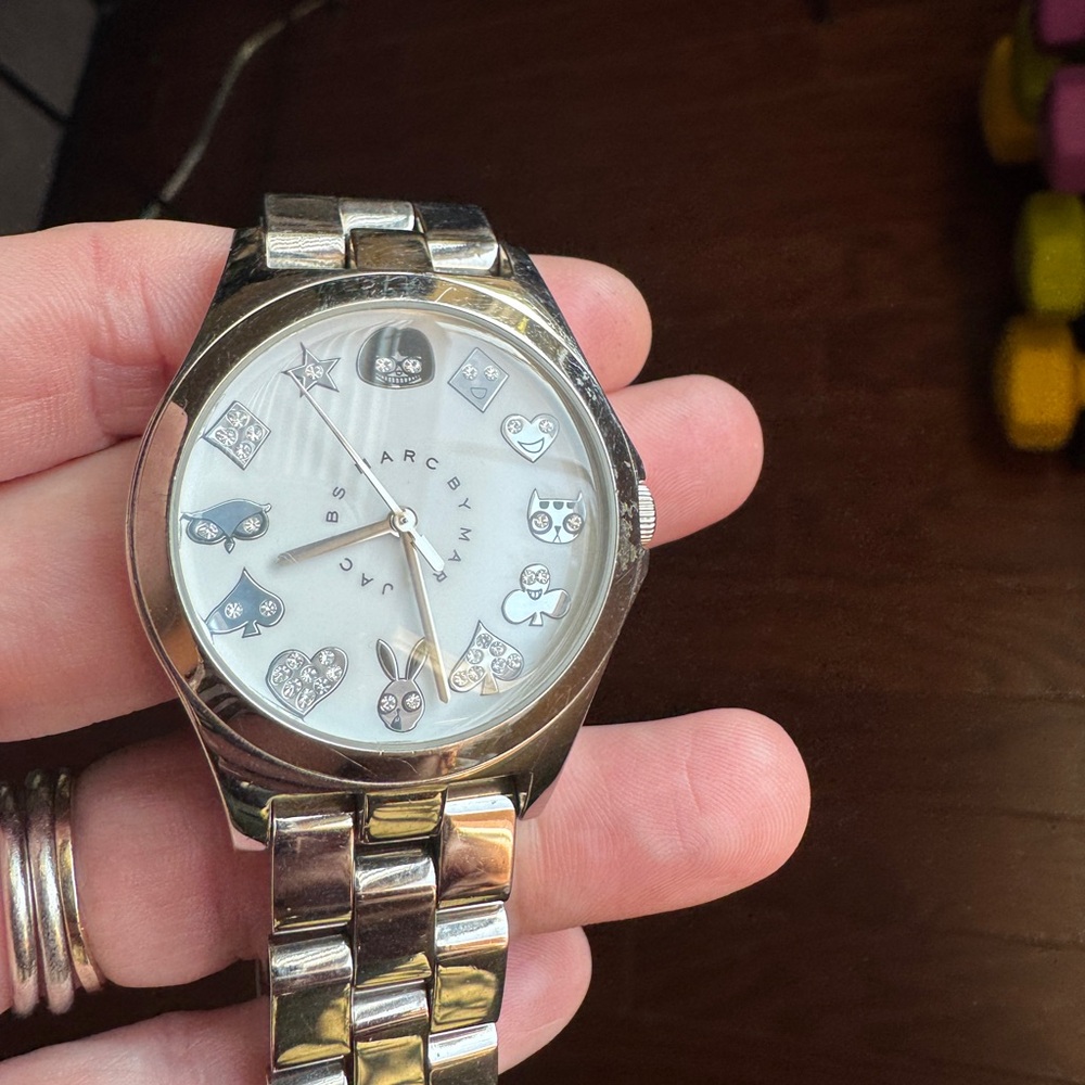Marc by Marc Jacobs Silver watch with Iconic Dial